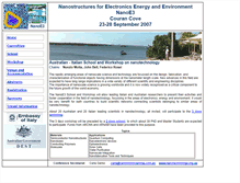 Tablet Screenshot of nanoe3.nanotechnology.org.au